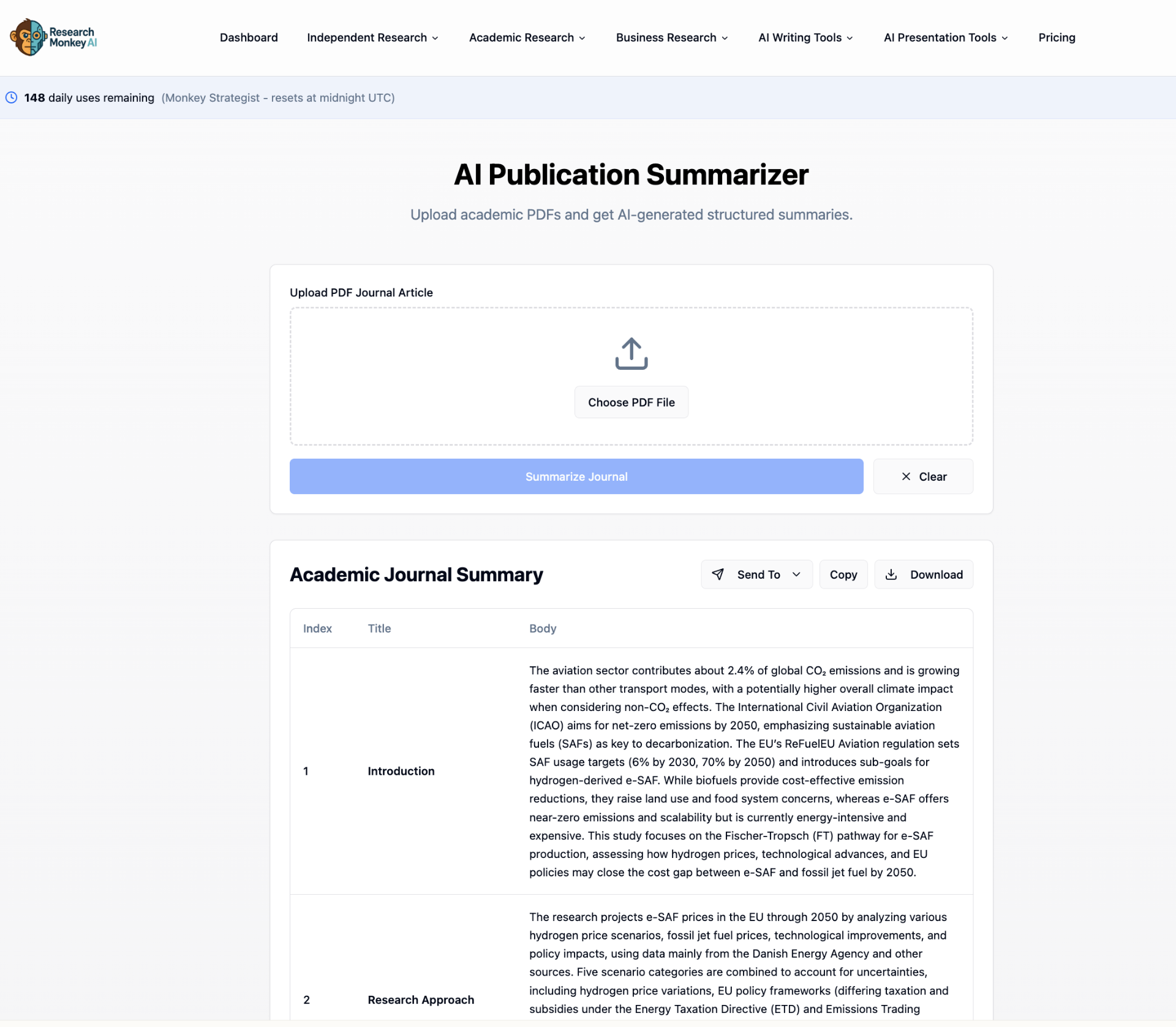 Research Monkey AI — 40+ AI Research Tools